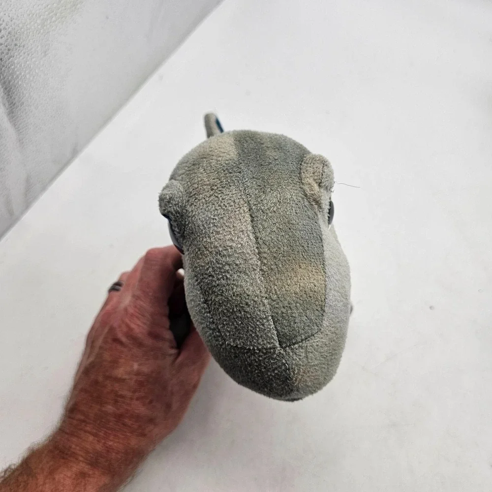 Jurassic World Live Tour Velociraptor Plush Stuffed Toy Small Gray Washable Cute